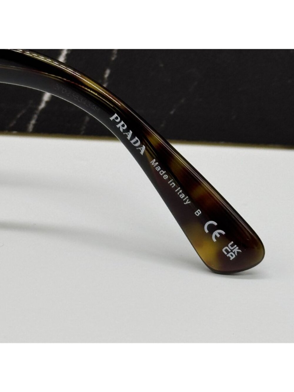 NEW PRADA PR25ZS 2AU0B0 SUNGLASSES PR 25ZS 2AU0B0 SQUARE HAVANA MEN SPR 25Z - Picture 9 of 10